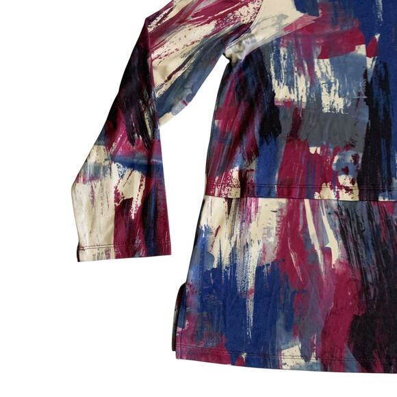 A' La Carte Women's Size M Pullover Mock Turtle Neck Top Blouse Brand New - Picture 14 of 15